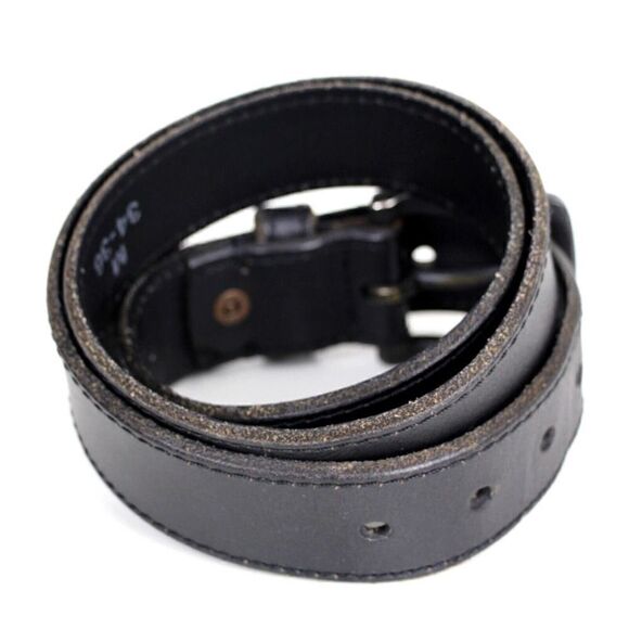 Levi's DARK BROWN GENUINE LEATHER 1.5"Wd STITCH CASUAL DRESS WOMEN'S BELT M (P8 - Picture 4 of 14